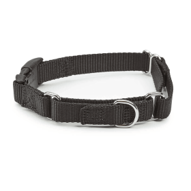 GG Martingale Adjustable Quick Release Dog Collar - 10-16 Inch, Black