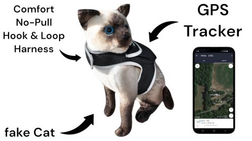 Wireless Portable GPS Cell Phone Pet Tracker Realtime Tracking Device Size:L