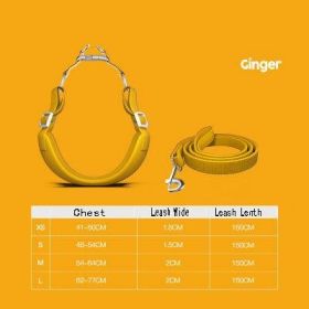 Ultimate Freedom Dog Harness Set (Color: Yellow, size: Xs)