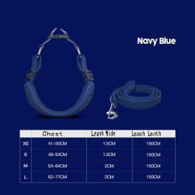 Ultimate Freedom Dog Harness Set (Color: Blue, size: M)