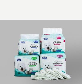 Petbest Gentleman's Essential Dog Diaper - Stylish And Effective Male Dog Diaper (Color: White, size: Xl)