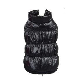 Cozypaws Cotton-Infused Pet Down Jacket: Ultimate Comfort And Warmth (Color: Black B, size: L)