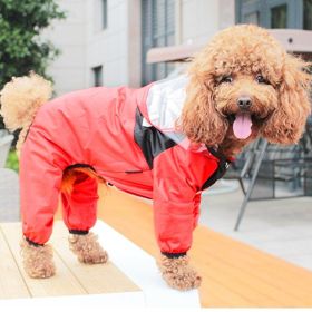 Sleekshield Pet Raincoat: The Ultimate Rain Protection For Fashionable Pups (Color: Red, size: 4Xl)
