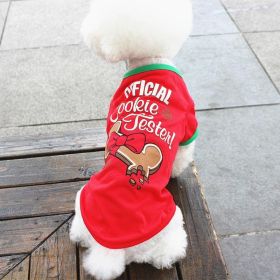 Festive Furry Friends: Christmas-Themed Pet Teddy Clothes (Color: A, size: M)