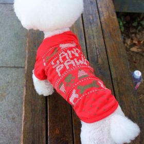 Festive Furry Friends: Christmas-Themed Pet Teddy Clothes (Color: J, size: M)