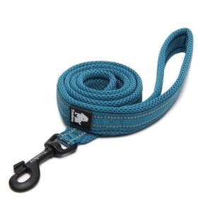 The Ultimate Stretchable Nylon Pet Dog Leash In Vibrant Colors (Color: Blue, size: 2.0Cm×110Cm)